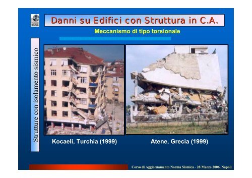 Strutture con Isolamento Sismico: Edifici & Ponti - Dipartimento di ...