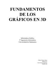 fundamentos de los gráficos en 3d - Universidad de Salamanca