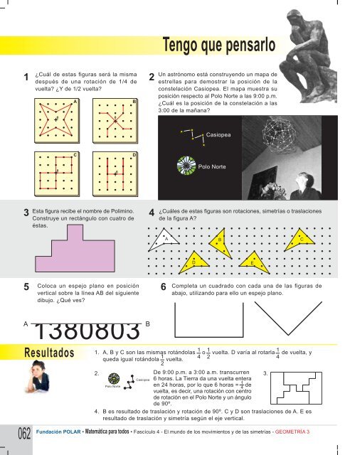 Matemática para todos y de las simetrías - Ciencia en la Escuela