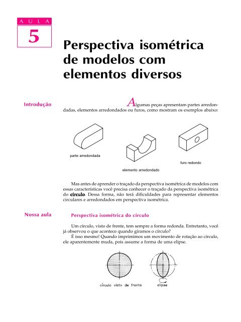 05. Perspectiva isométrica de modelos com elementos diversos