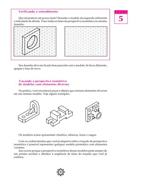 05. Perspectiva isométrica de modelos com elementos diversos