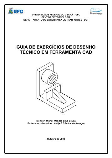 guia de exercícios de desenho técnico em ferramenta cad - DET