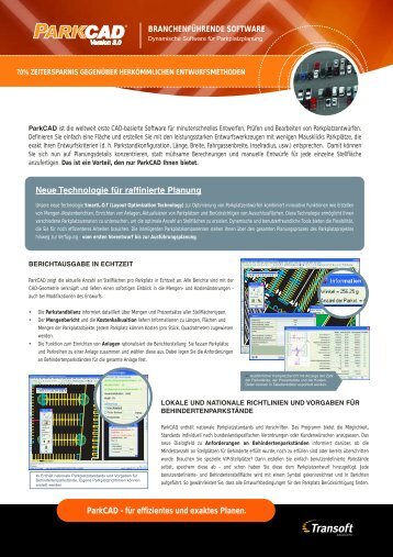 ParkCAD - für effizientes und exaktes Planen. Neue Technologie für ...