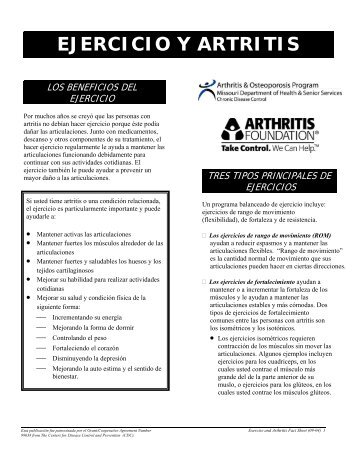 EJERCICIO Y ARTRITIS