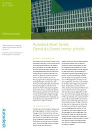 Autodesk Revit Series: Damit die Sonne immer scheint.