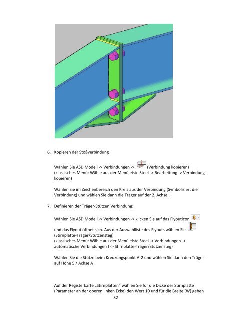 Erste Schritte mit AutoCAD Structural Detailing, Modul Stahlbau