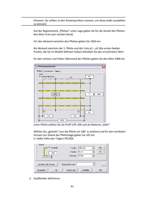 Erste Schritte mit AutoCAD Structural Detailing, Modul Stahlbau