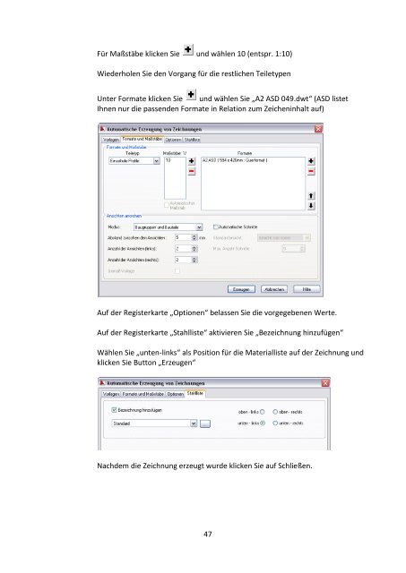 Erste Schritte mit AutoCAD Structural Detailing, Modul Stahlbau