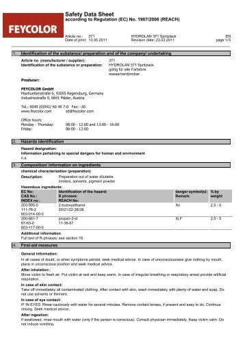 Safety Data Sheet