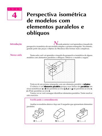 Elementos paralelos e oblíquos - DCA