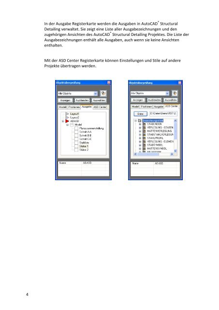 Erste Schritte mit AutoCAD Structural Detailing, Modul Bewehrung