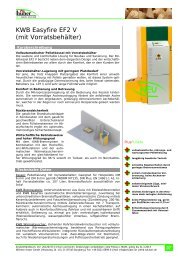 KWB Easyfire EF2 V (mit Vorratsbehälter) - Wilhelm Huber GmbH