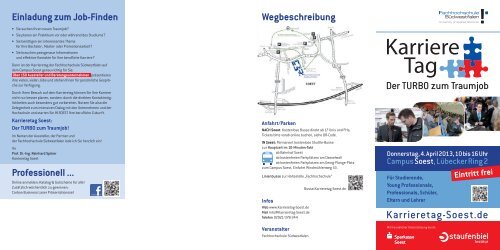 Karrieretag-Soest.de - Department of Information Systems