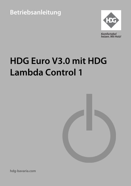 HDG Euro V3.0 mit HDG Lambda Control 1 - Wilhelm Huber GmbH