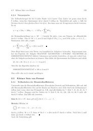 6.3 Kleiner Satz von Fermat - WIAS