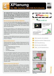 XPlanung mit WS LANDCAD - Widemann Systeme GmbH