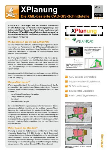 XPlanung mit WS LANDCAD - Widemann Systeme GmbH