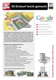 Google SketchUp Pro - Widemann Systeme GmbH