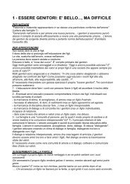 schede per i gruppi famiglia sull'educazione - Amalfi - Cava De' Tirreni