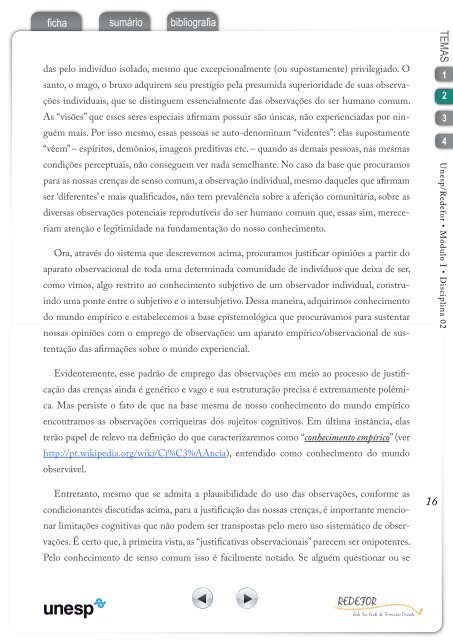 Teoria do Conhecimento d02 - Acervo Digital da Unesp