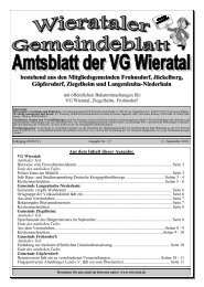 bestehend aus den Mitgliedsgemeinden Frohnsdorf ... - Wieratal