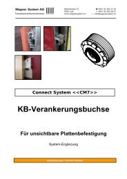 KB-Verankerungsbuchse - Wagner System AG