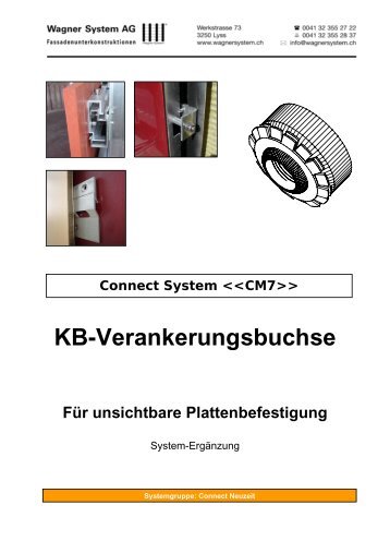 KB-Verankerungsbuchse - Wagner System AG