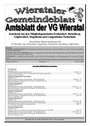 bestehend aus den Mitgliedsgemeinden Frohnsdorf ... - Wieratal