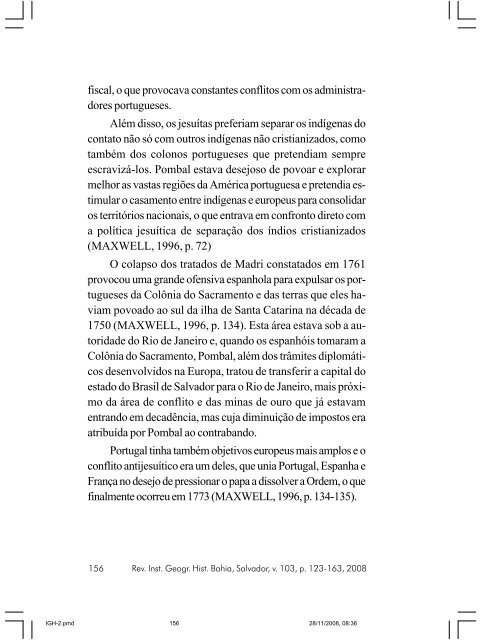 revista do instituto geográfico e histórico da bahia - IGHB