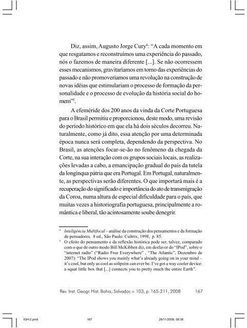 revista do instituto geográfico e histórico da bahia - IGHB