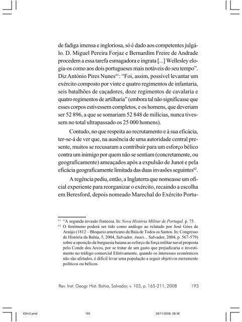 revista do instituto geográfico e histórico da bahia - IGHB