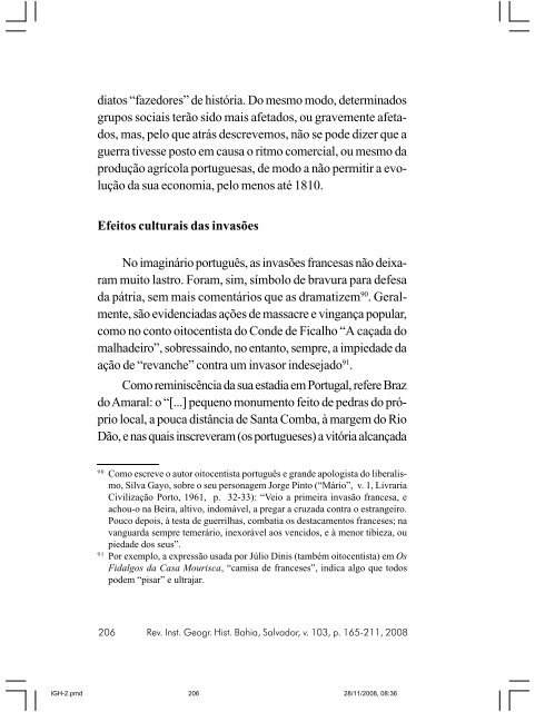 revista do instituto geográfico e histórico da bahia - IGHB