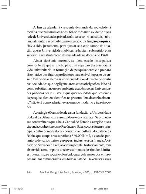 revista do instituto geográfico e histórico da bahia - IGHB