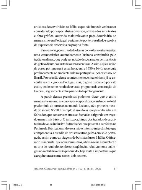 revista do instituto geográfico e histórico da bahia - IGHB