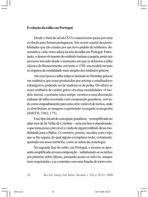 revista do instituto geográfico e histórico da bahia - IGHB