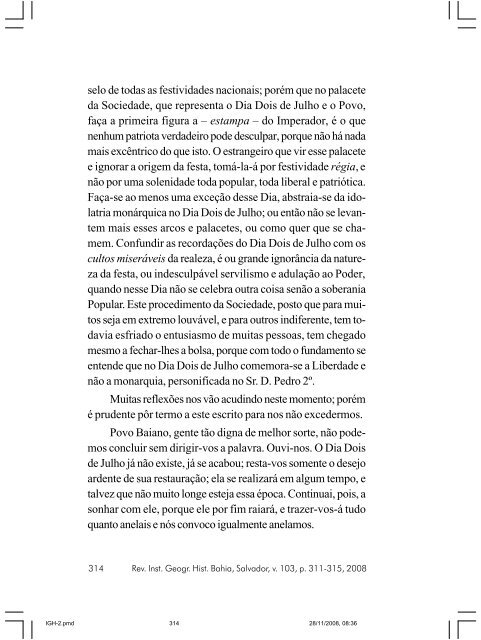 revista do instituto geográfico e histórico da bahia - IGHB