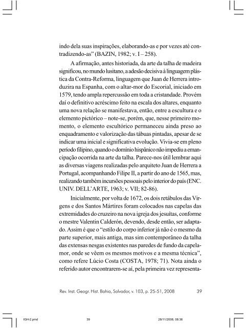 revista do instituto geográfico e histórico da bahia - IGHB