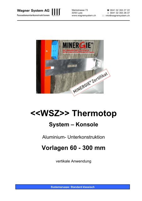  Thermotop - Wagner System AG
