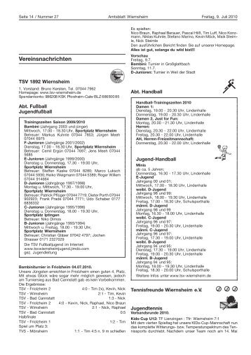 Publ wiernsheim Issue kw27 Page 14