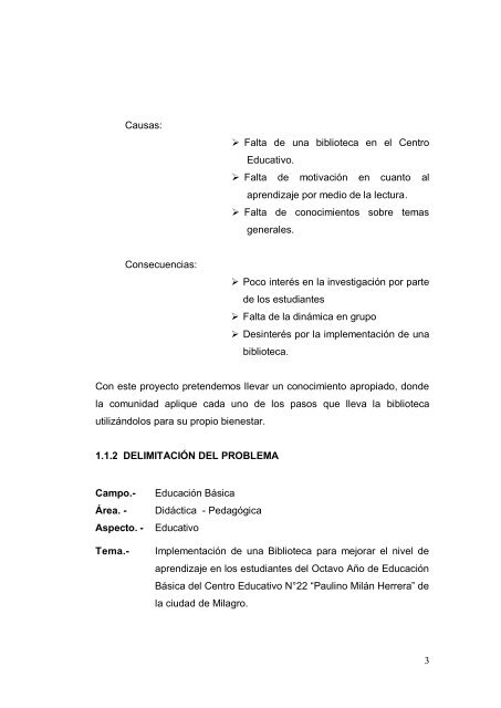 implementacion de una biblioteca.pdf - Repositorio de la ...