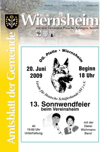 Publ wiernsheim Issue kw25 Page 1