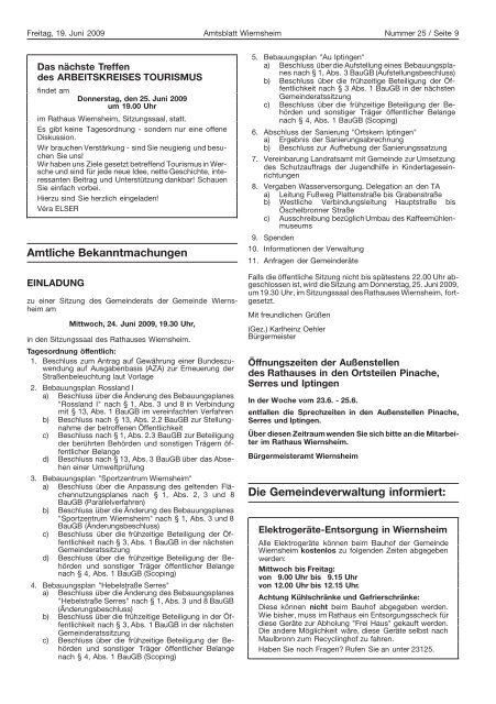 Publ wiernsheim Issue kw25 Page 1