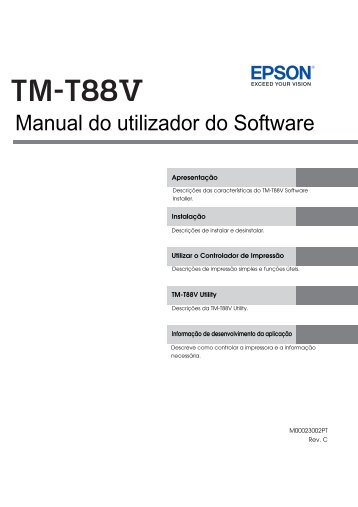 EPSON TM-T88V Software User's Manual - Resteq