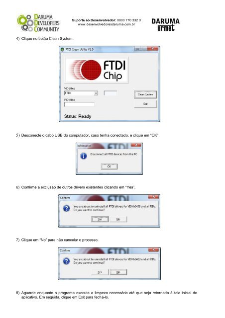 Instalando o Driver USB para Mini-impressoras − Windows 7 - daruma