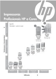 Impressoras Profissionais HP a Cores