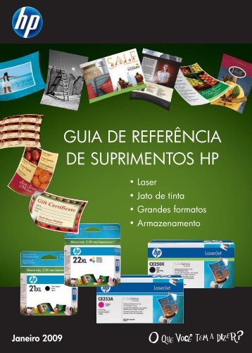 GUIA DE REFERÊNCIA DE SUPRIMENTOS HP