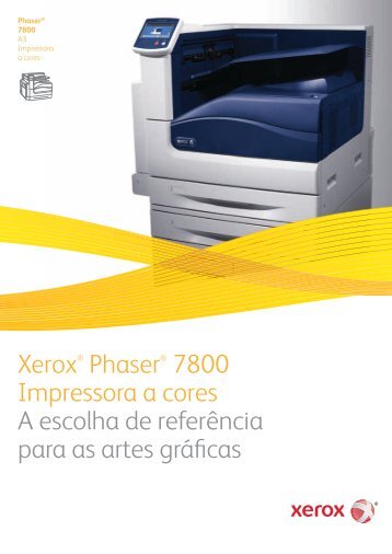 Brochura da Phaser 7800 - Impressora a Cores com ... - amn.lda.pt