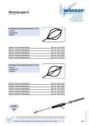 Warengruppe 6 - Wieser Medizintechnik