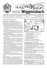 Wochenblatt der Marktgemeinde Wiggensbach