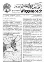 Wochenblatt der Marktgemeinde Wiggensbach